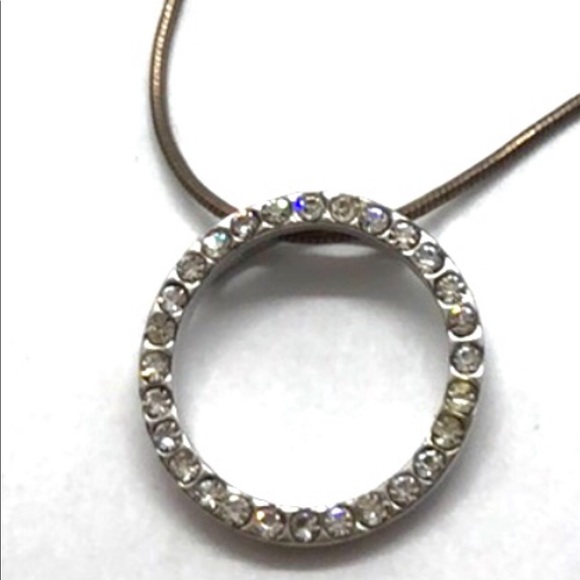 YOOS 925 Italy Silver Crystal Eternal Circle - Picture 2 of 13